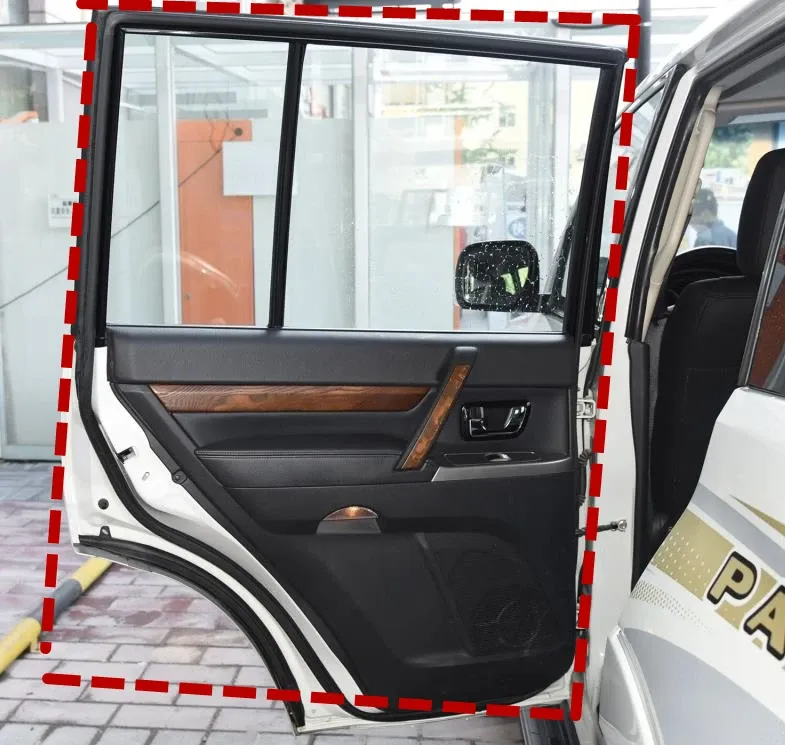 

1 шт. Резиновая Дверь с зажимами для Pajero V70, резиновая уплотнительная прокладка для Montero V90, Защитное Резиновое уплотнение для Shogun V60 V80 Mr437147