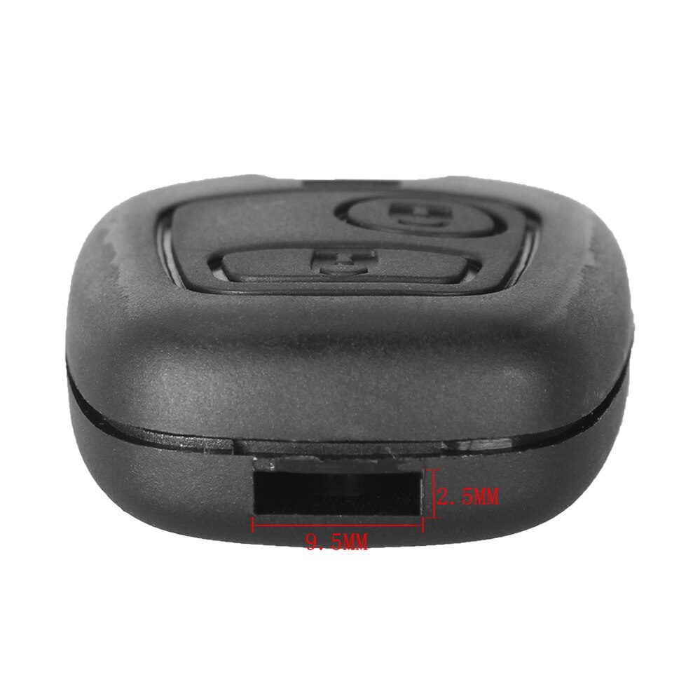 

KEYYOU 20 шт. для Toyota для Peugeot 107 206 207 306 307 407 для Citroen C1 C4 чехол для автомобильного ключа на замену 2 кнопки чехол для пульта дистанционного управления