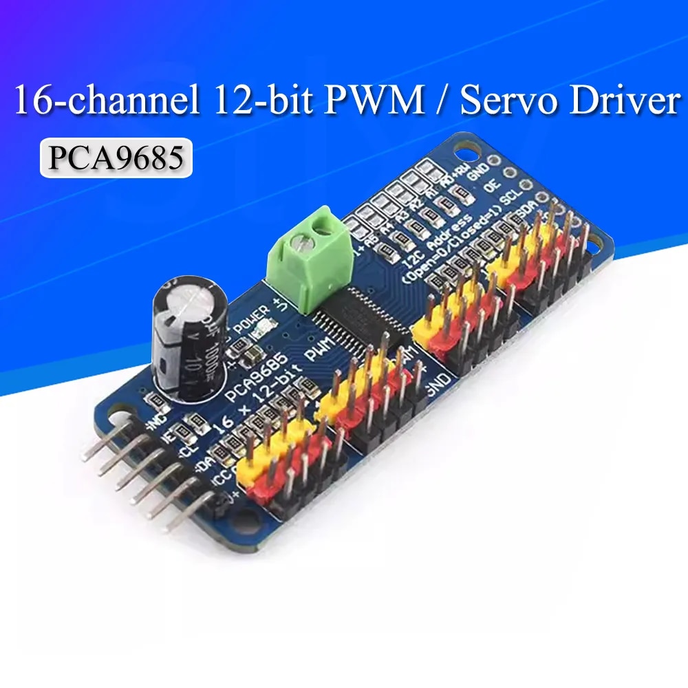 

PCA9685 16-канальный ШИМ/сервопривод