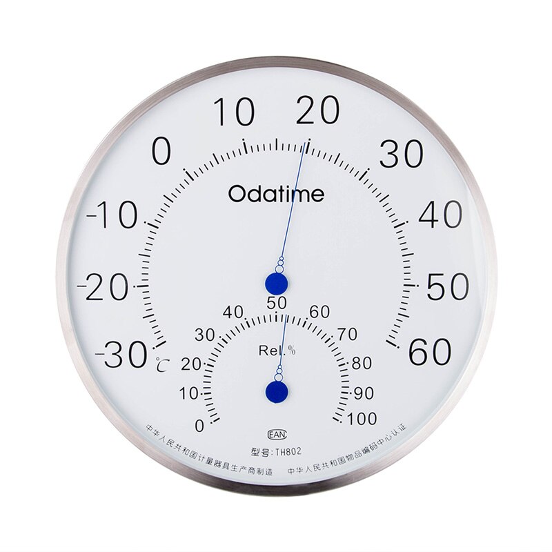 

Термогигрометр Odatime 25 см нержавеющая сталь