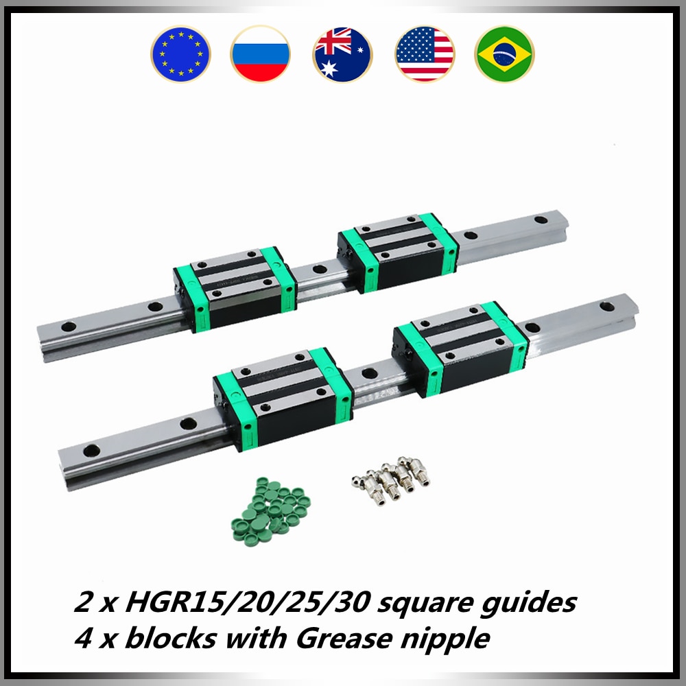 

Линейные направляющие HGR15 HGR20 HGR25 HGR30 с блоками для ЧПУ