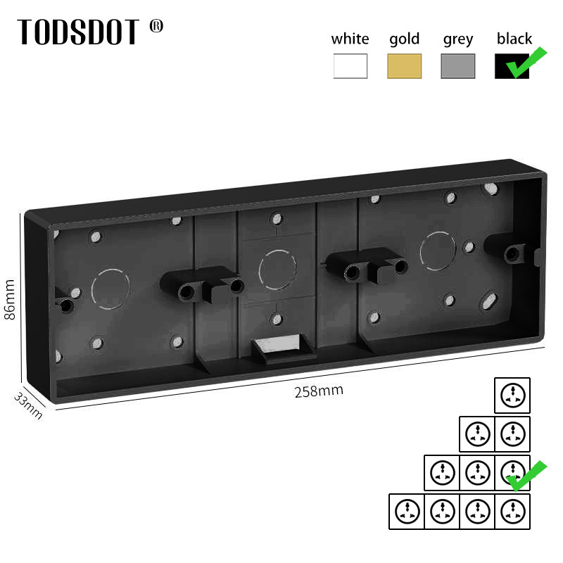 

Коробка для термостата TODSDOT H-BOX-outfit-black