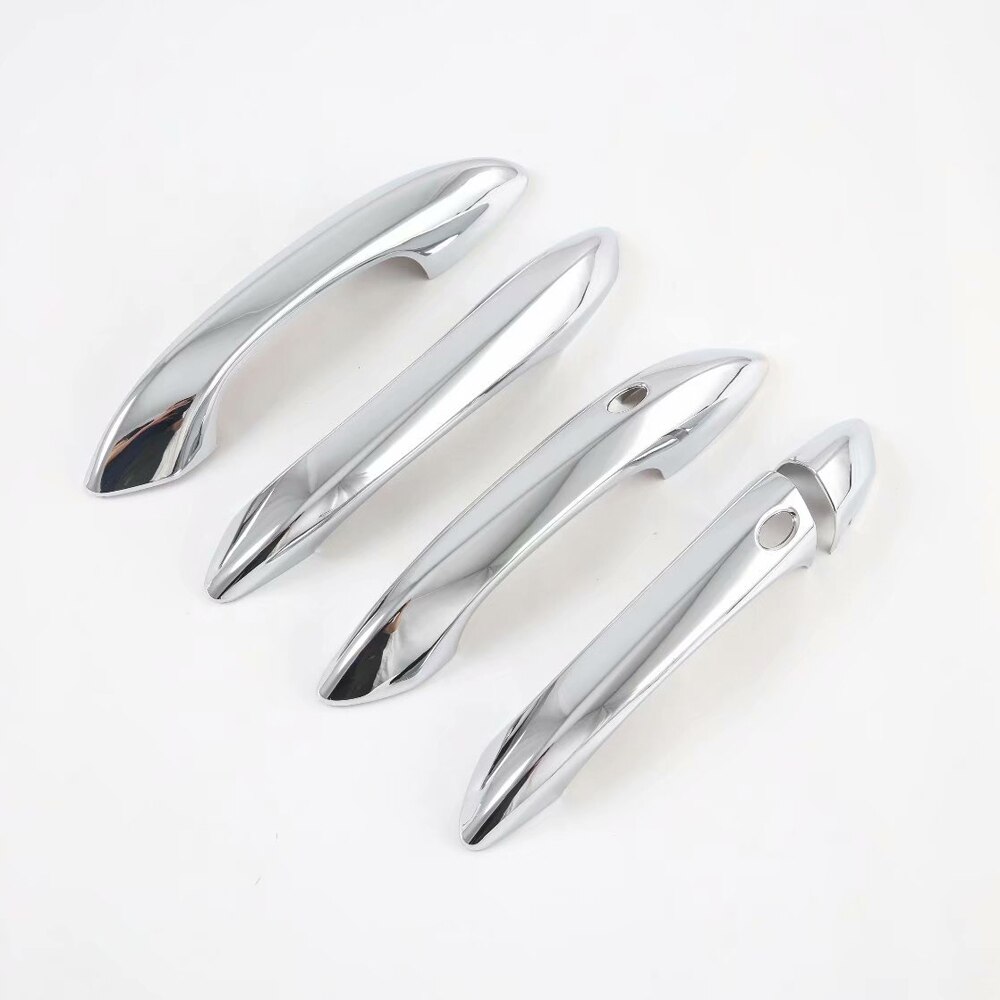 

Для Hyundai Tucson NX4 2021 2022 автомобиль ABS хромированные наружные двери с жалюзийными решётками ручка крышки двери дверные ручки протектор накладка Стикеры аксессуары