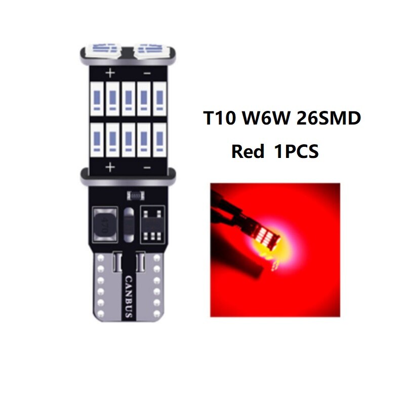 

1 Автомобильная сигнальная лампа T15 W16W светодиодный Лампа T10 W5W 4014, светодиодсветильник лампа s Canbus без ошибок, высокая мощность, белый, постоянный ток 12 В, задние парковочные лампы