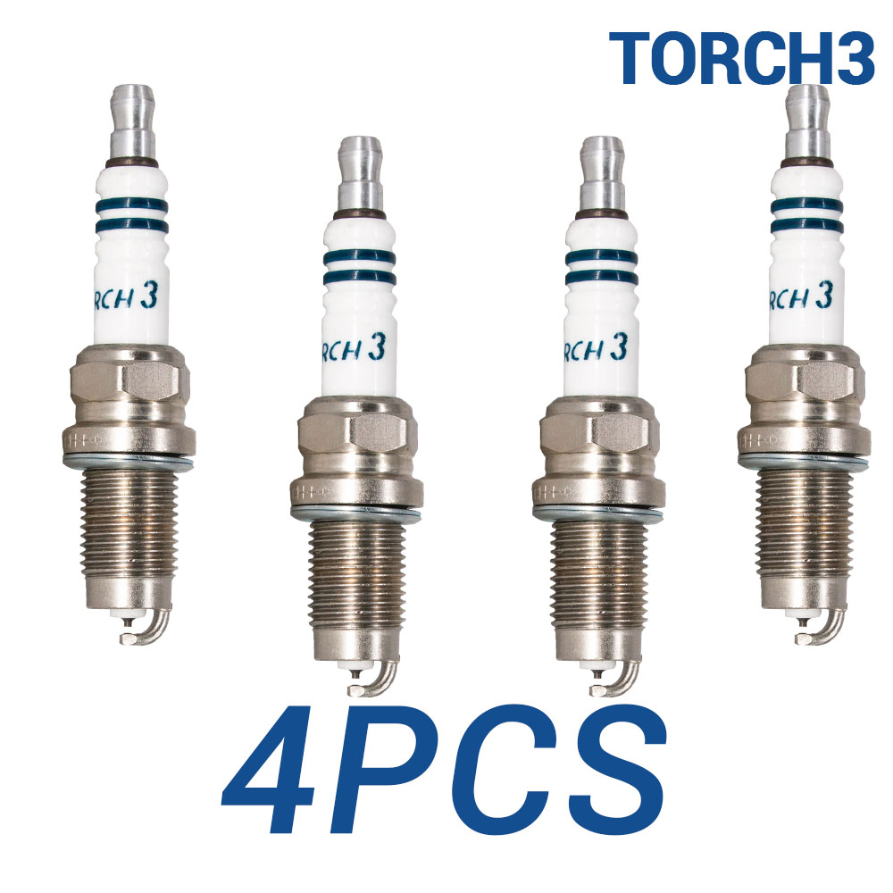 

2-8PCS Свечи зажигания TORCH3 Платиновые свечи Замена для PZFR6R для AUDI/VW 101905626 для 0242240665 FR6HI332 для Denso PKJ20CR8