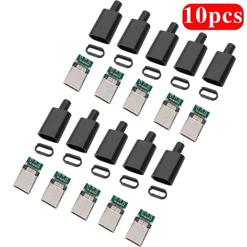 

FAMCDI Type-C USB 3.1 24-контактный штекер, белый/черный