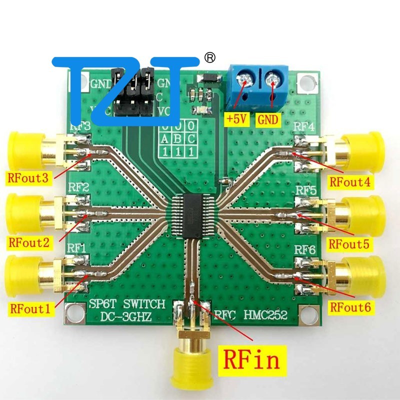 

TZT HMC252 RF переключатель