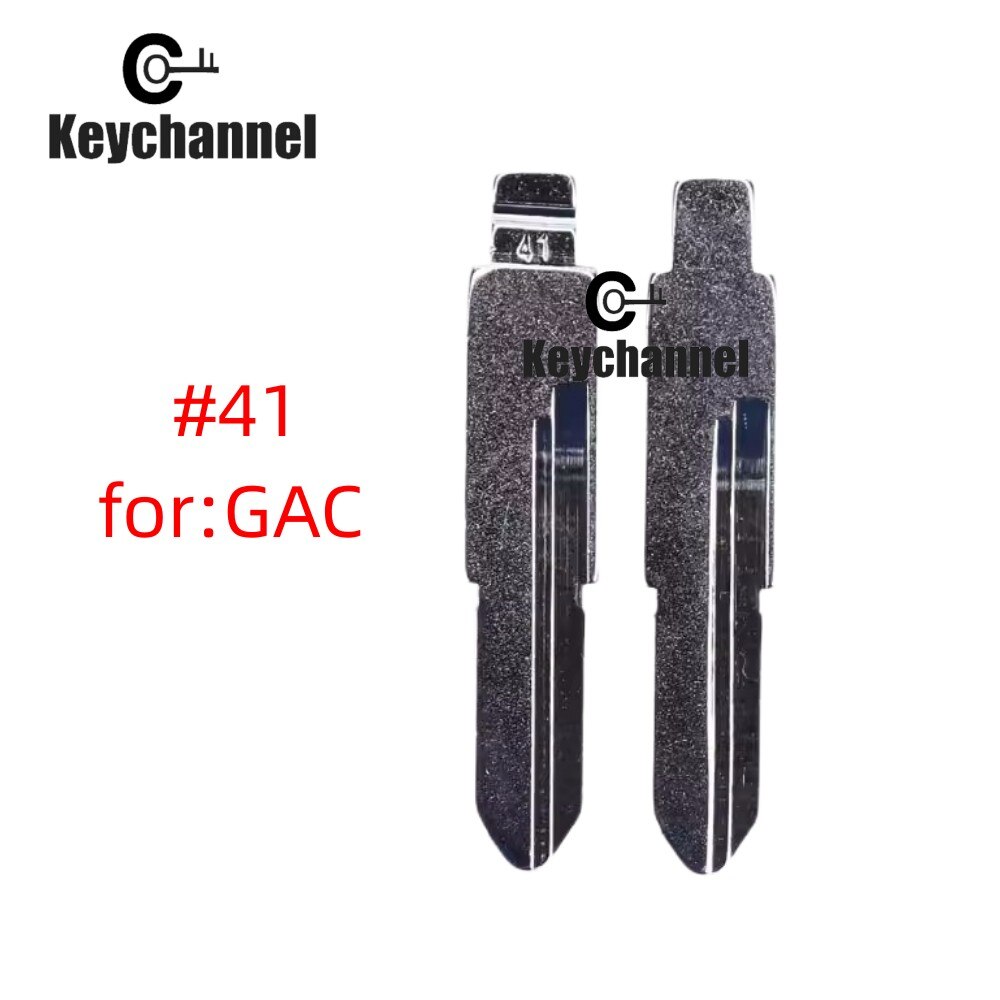 

Универсальный Автомобильный ключ Keychannel № 41, сменный откидной стержень для ключей KD KEYDIY VVDI Xhorse, для ключей GAC GA6, 10 шт.