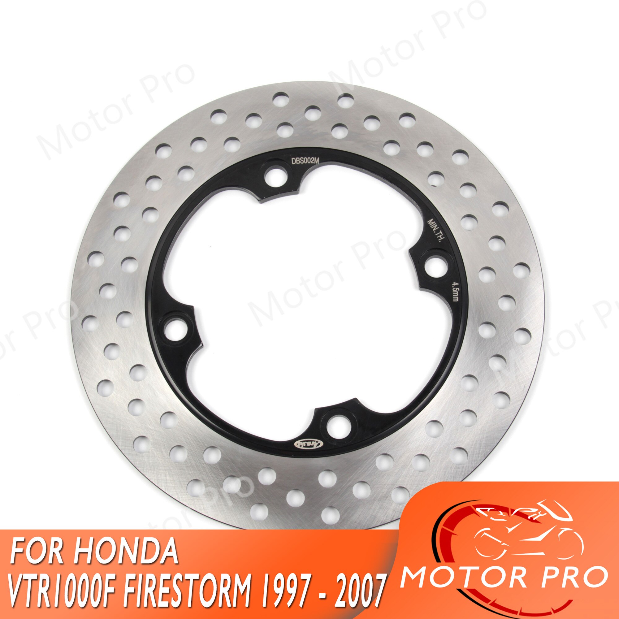 

Для Honda VTR1000F FIRESTORM 1997-2007 задний тормозной диск ротора VTR 1000 F VTR1000 1000F SUPER HAWK 1998 1999 2000 2001 2002