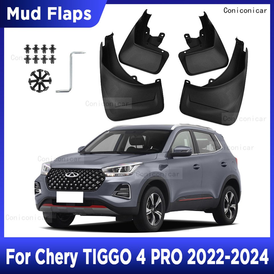 

Для Chery TIGGO 4 PRO 2022-2024 4 шт. брызговики брызговики переднее и заднее крыло автостайлинд автомобильные аксессуары