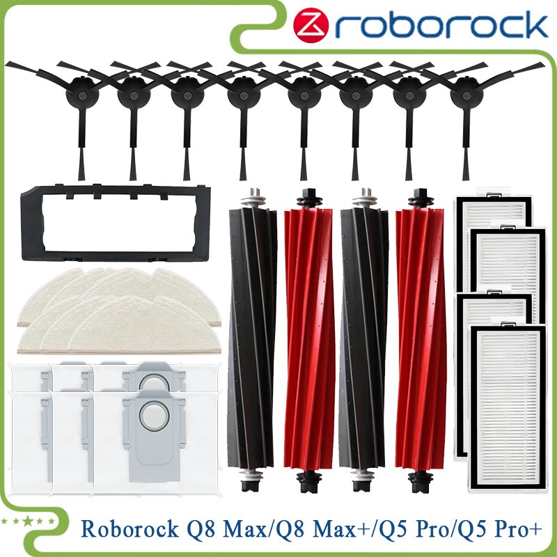 

Запчасти для роботов-пылесосов Roborock Q8 Max, Q8 Max+, Q5 Pro, Q5 Pro+