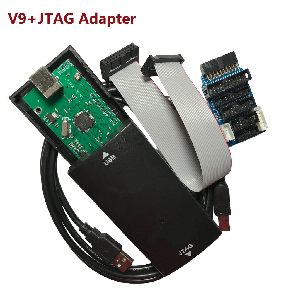 

Адаптер эмулятора для рукоятки V9 JLink V9 J LINK V9 для STM32 ARM MCU USB JTAG