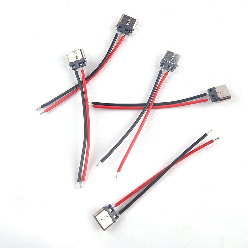 

JETTING USB JACK Type-C 2Pin 2P Welding Wire Female Connector