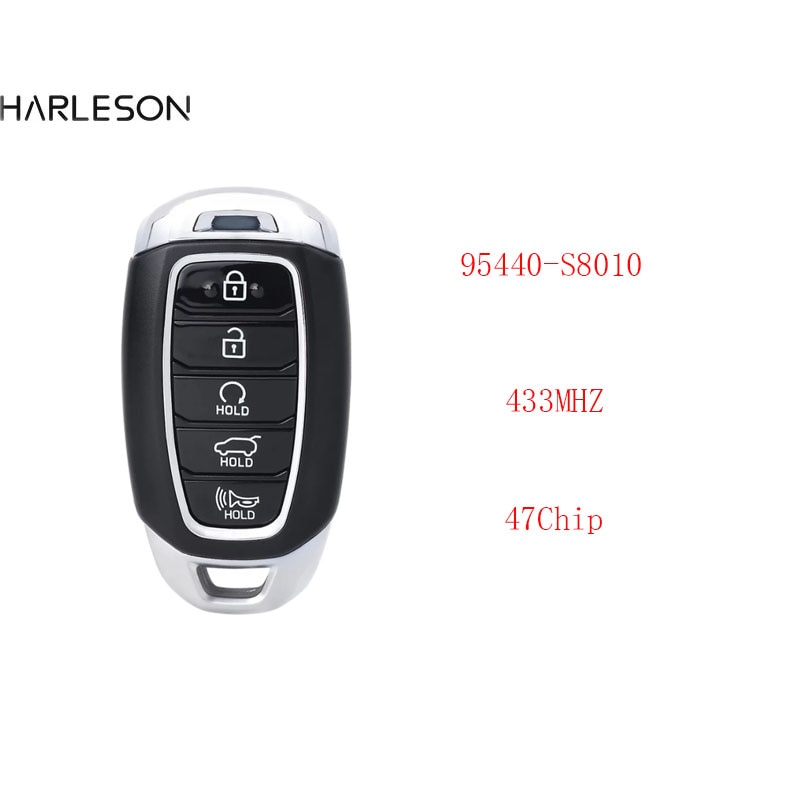 

95440S8010 смарт-телефон с 5 кнопками 434 МГц для Hyundai Palisade 2019 2020 2021 FCC ID: фонарь, P/N: 95440-S8010