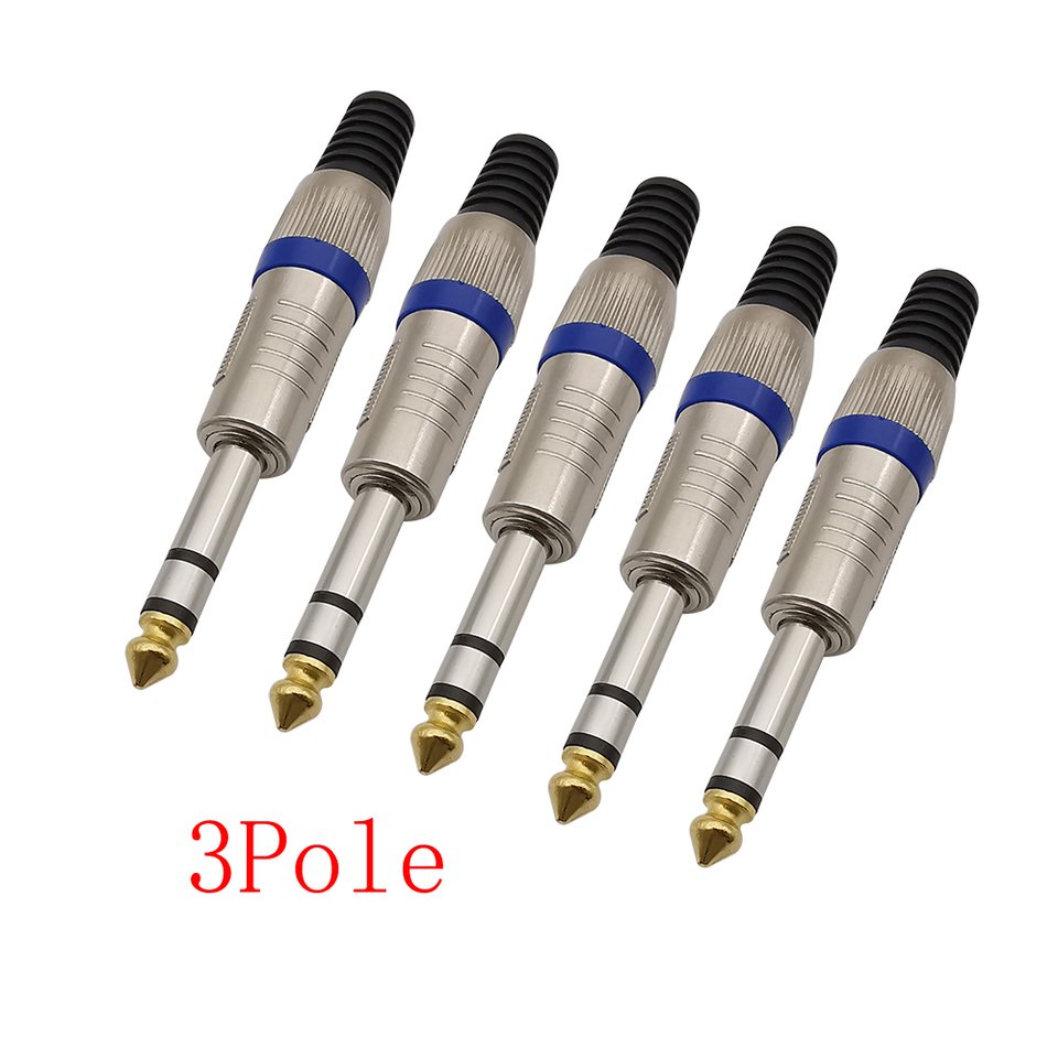 

ЛОЧЕУК Stereo 6.35mm Audio Plug Connector 5 шт.