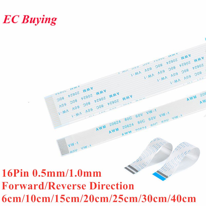 

5 шт. EC Buying 16Pin Ribbon Flexible Flat Cable