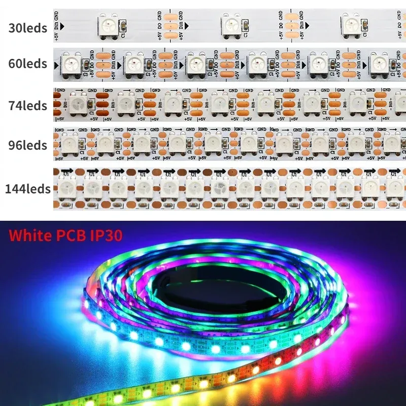 

Светодиодная лента SAGE LU MEI WS2812B RGB 1-5 м