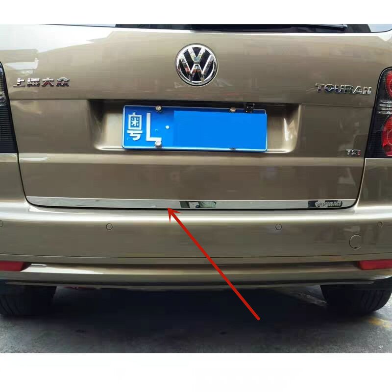 

Для Volkswagen Touran2005-2007 2010-2012-2013 2015, задняя дверь отделка крышки багажника, задняя дверь, украшение, молдинговая лента, автомобильные аксессуары