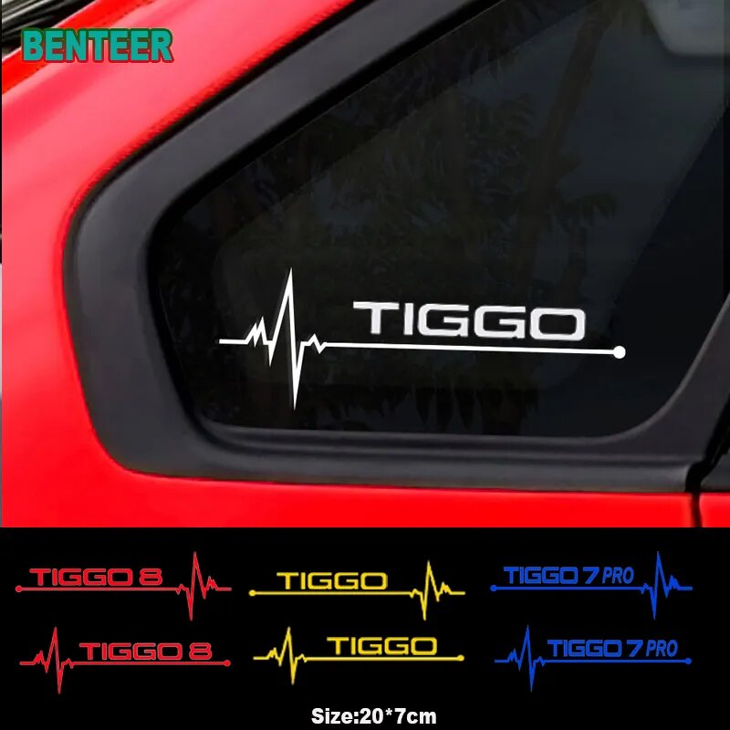 

2X автомобильные наклейки на окна для CHERY TIGGO 2 3 4 5 7 8 PRO PLUS ARRIZO 5, автомобильные аксессуары