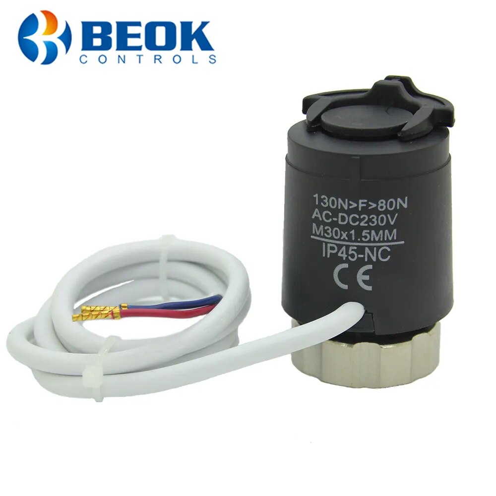 

Тепловой электропривод Beok 230V для радиаторов