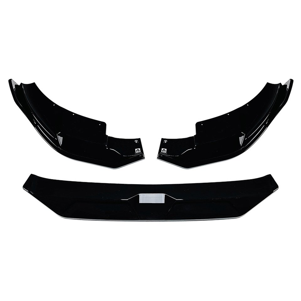 

Для BMW F97 X3M F98 X4M 2022 2023 2024 Спойлер на передний бампер с эффектом углеродного волокна/глянцевый черный комплект нижней защиты кузова, сплиттер