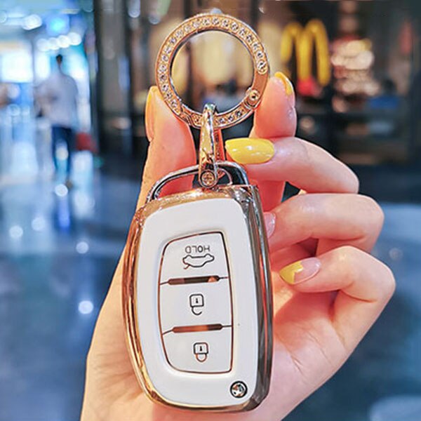 

Чехол для автомобильного ключа из ТПУ для Hyundai I20 IX25 IX35 IX45 I10 I20 I30 HB20 Elantra Solaris Sonata Santa Fe Sport Tucson