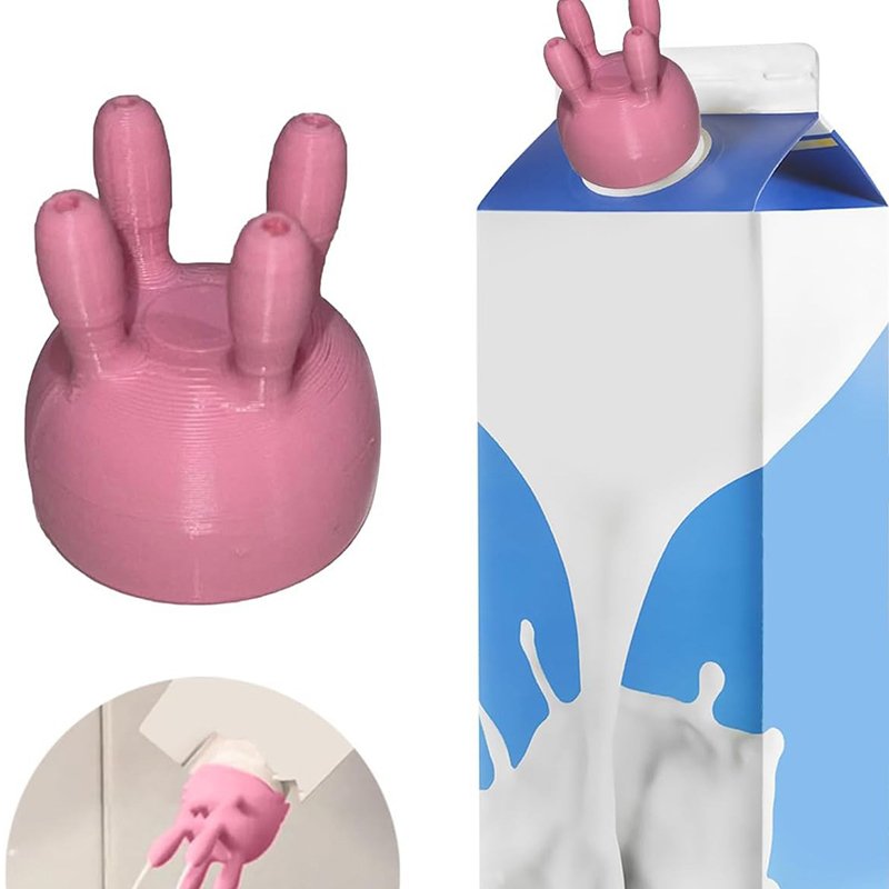 

3D-печатная крышка для молока корова