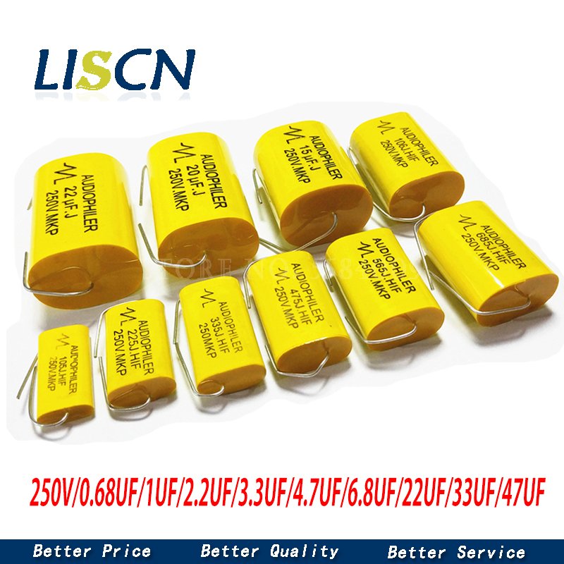 

2 шт. Конденсаторы LISM для твитера 0.68uF-47uF 250V
