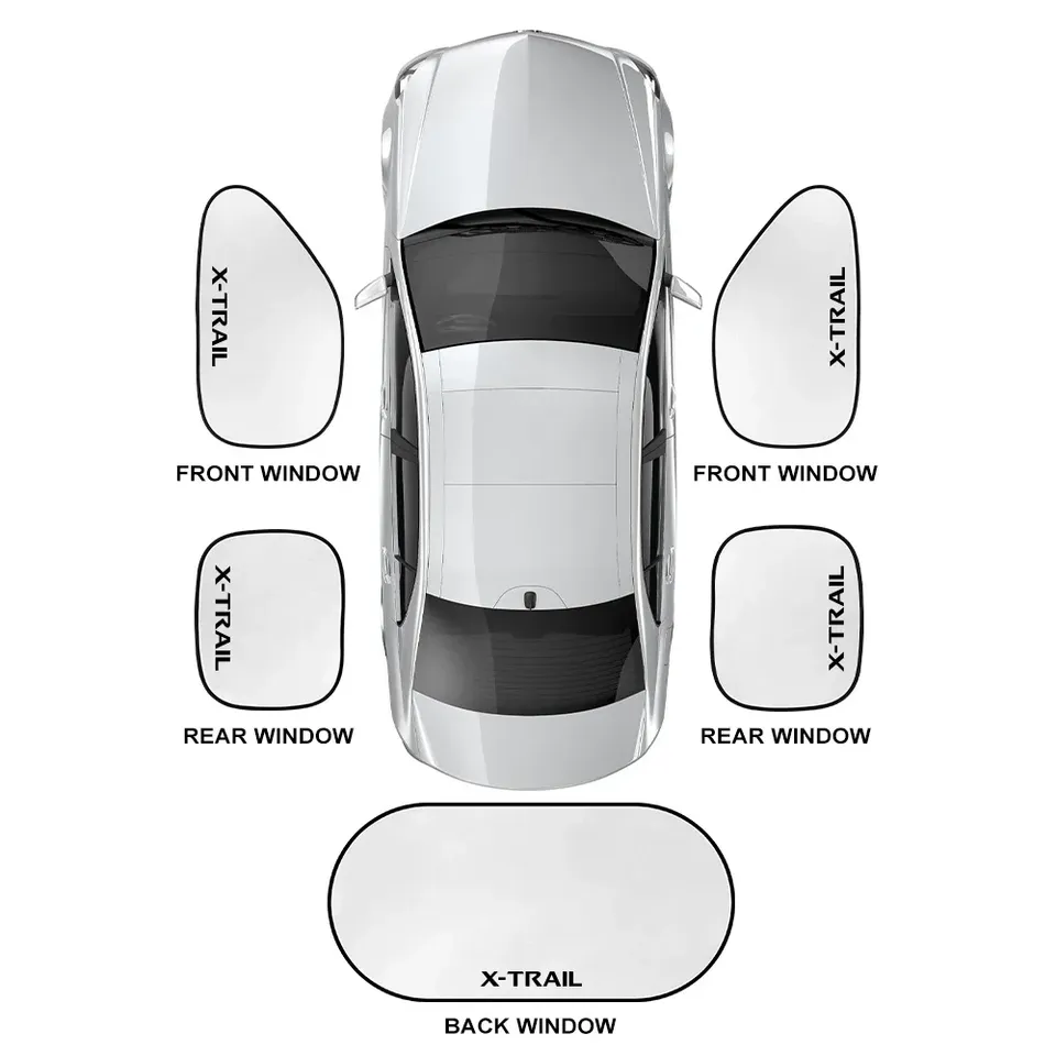 

5 шт./комплект, автомобильные накладки на окна для Nissan X-Trail Xtrain X Train T30 T31 2007-2015 T32 2014-2022 T33 2021