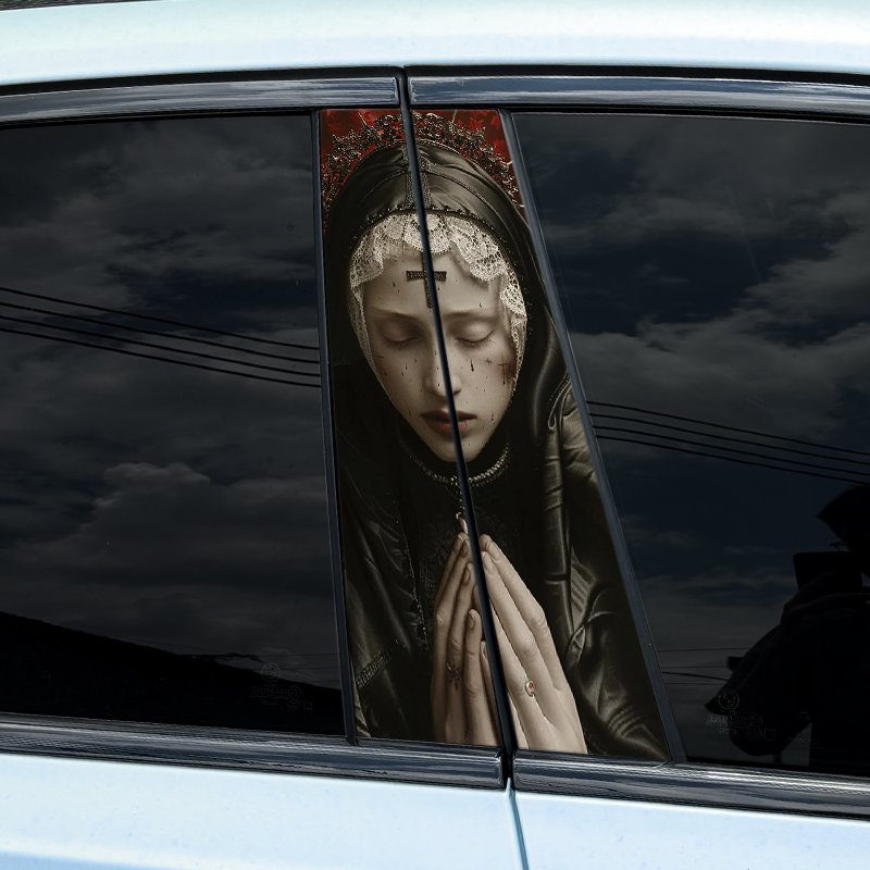

1 шт., христианский крест, автомобильные наклейки, авто B-стойка, водонепроницаемая декоративная крышка, царапины, сделай сам, автомобильные двери, столб, солнцезащитный крем, виниловые наклейки