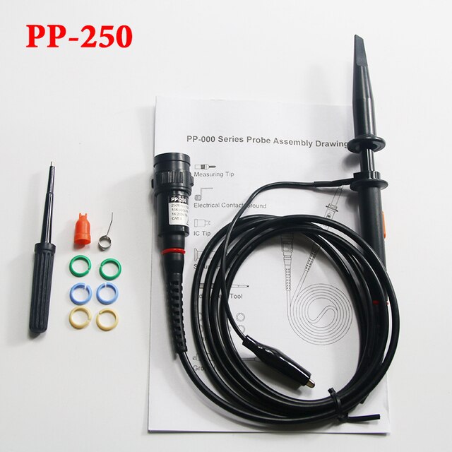 

Hantek щуп осциллографа 60/100/200/250 МГц для PP80/PP150/PP200/PP250