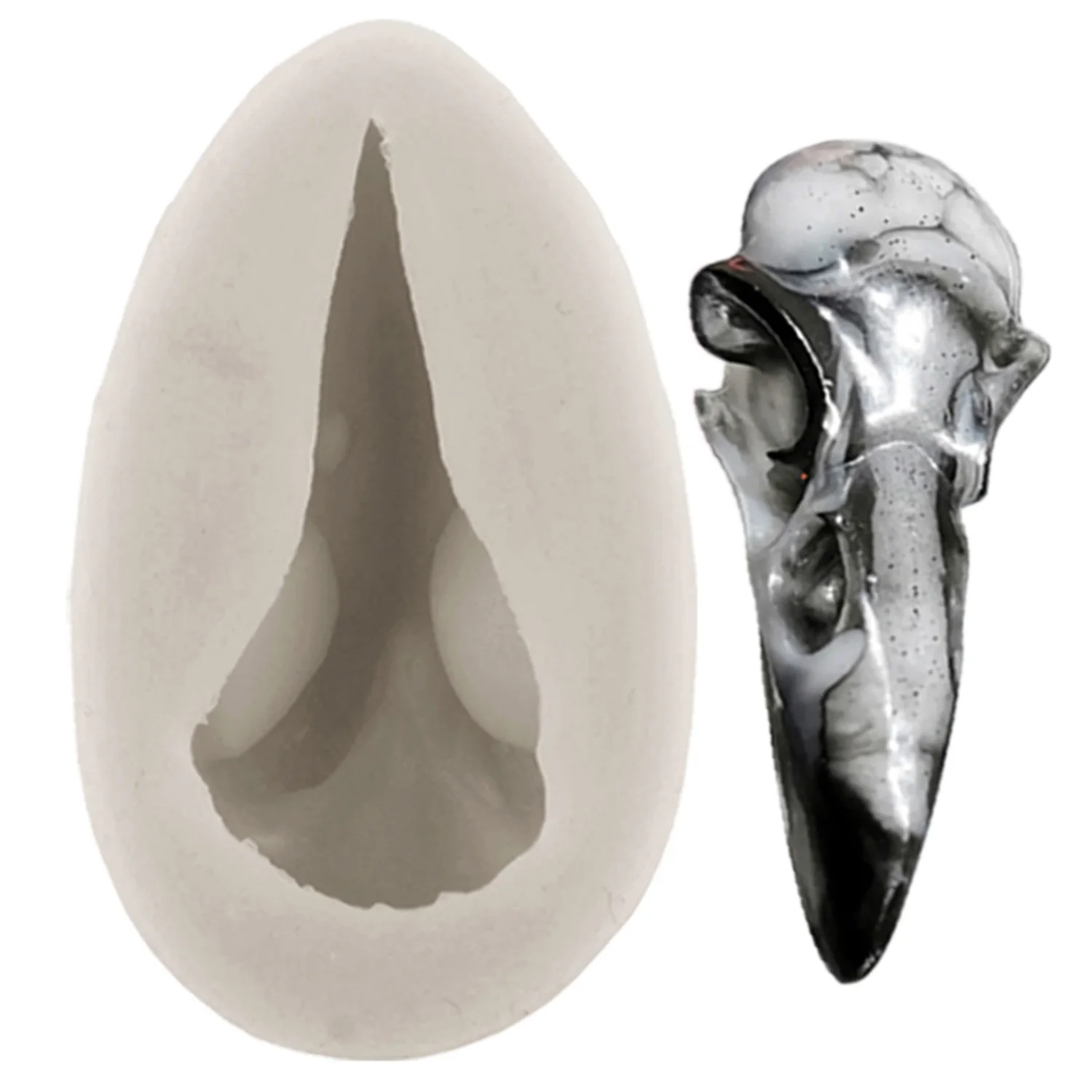 

Силиконовые формы для выпечки Raven Head Skull