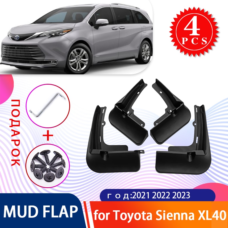 

Для Toyota Sienna 2021 2022 2023 4 XL40 4x брызговики брызговики брызговики колеса расклешенные аксессуары для стайлинга автомобилей