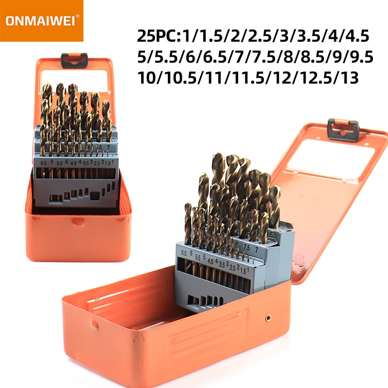 

Набор спиральных сверл ONMAIWEI M35