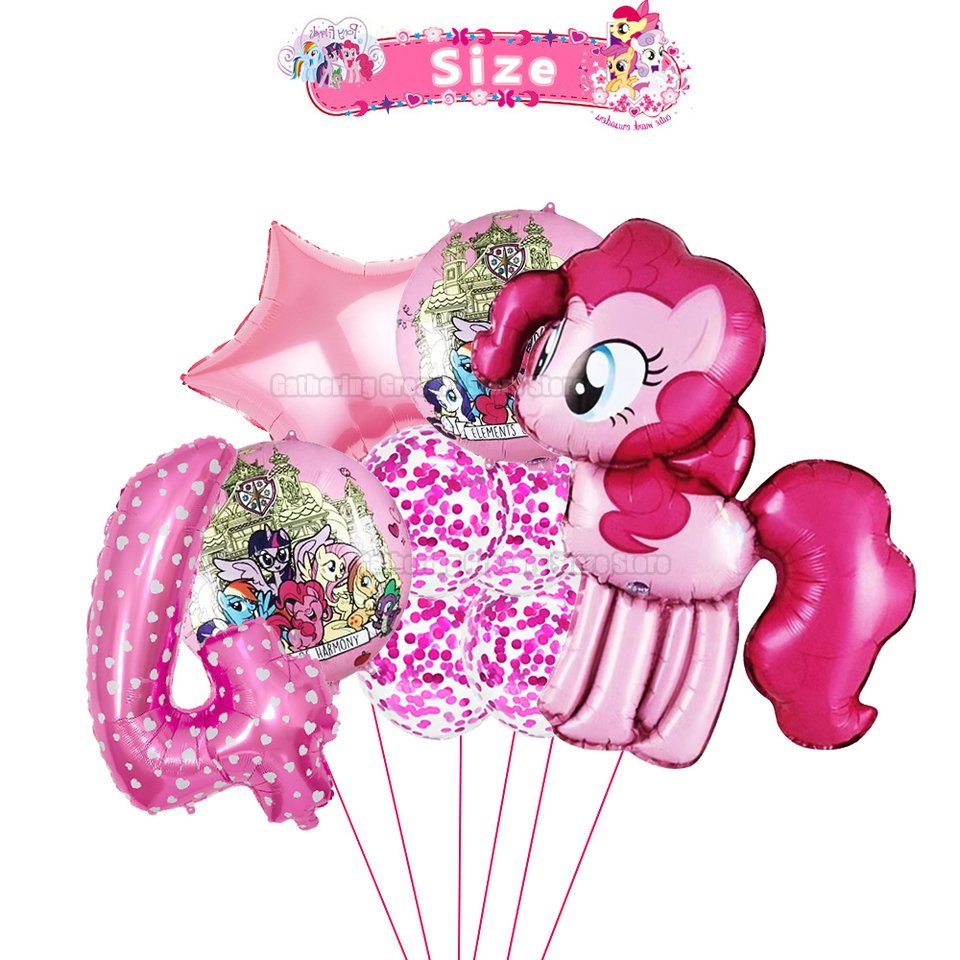

9 шт., воздушные шары My Little Ponyed