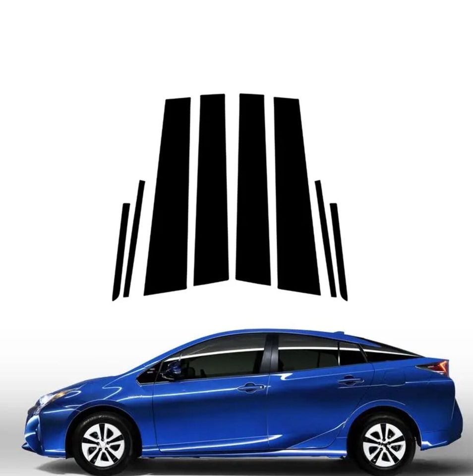

Полированные стойки стойки для Toyota Prius 2016 2017 2018 2019 2020 2021 2022, накладка на стойки стойки двери, окна