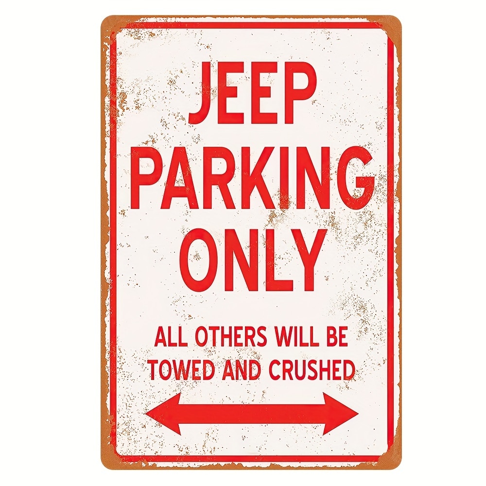 

Металлический знак "JEEP PARKING ONLY", Jaweer