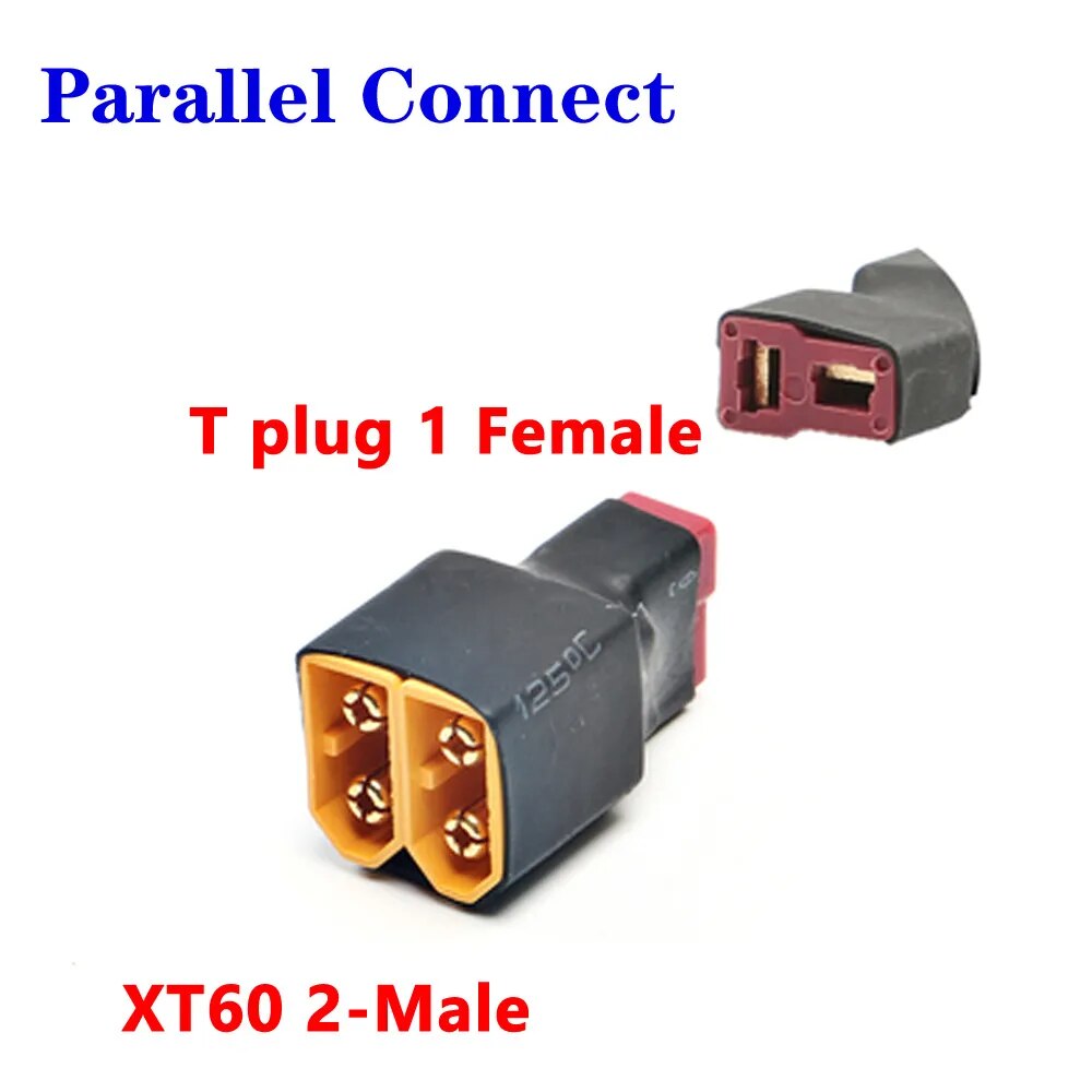 

XT60 XT90 / T plug 2 Male to 1 Female / 1-Male to 2-Female параллельный соединитель Adapter для автомобильного самолета Heli Lipo Battery ESC