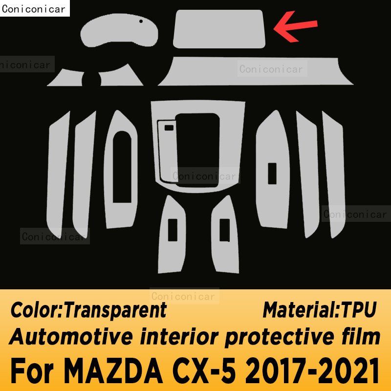 

Прозрачная защитная пленка из ТПУ для Mazda CX-5 2017-2024 2023