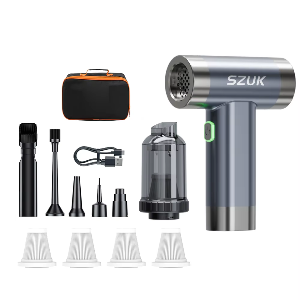 

SZUK Mini Air Blower 150000RPM Turbo Jet Fan Бесщеточный мотор Ручной портативный канальный вентилятор Турбовентиляторный воздуходувка Автомобильный пылесос Турбореактивный вентилятор турбовоздуходувка Мини воздуходув
