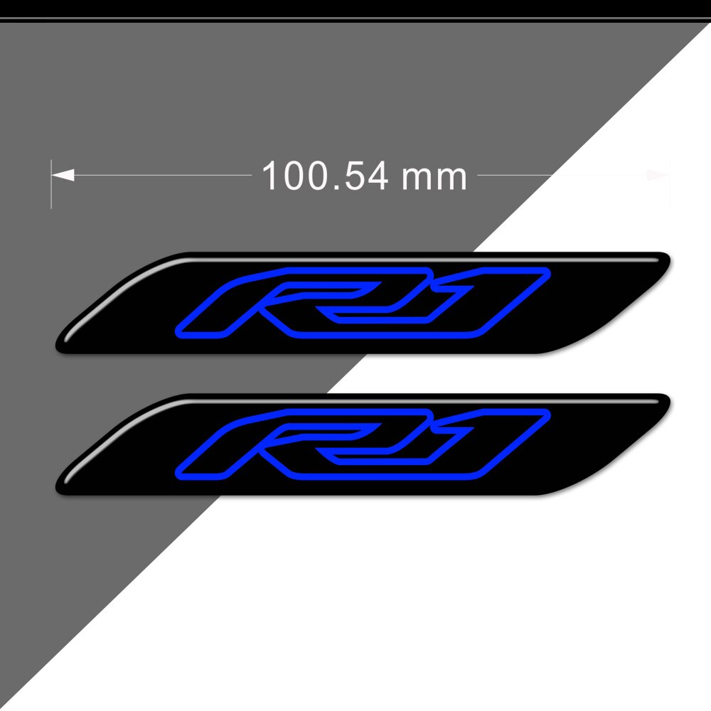 

Для YAMAHA YZF-R1 YZFR1 YZF R1 наклейки на бак наклейка протектор обтекатель эмблема значок Логотип R1 колено 2015 2016 2017 2018 2019 2020