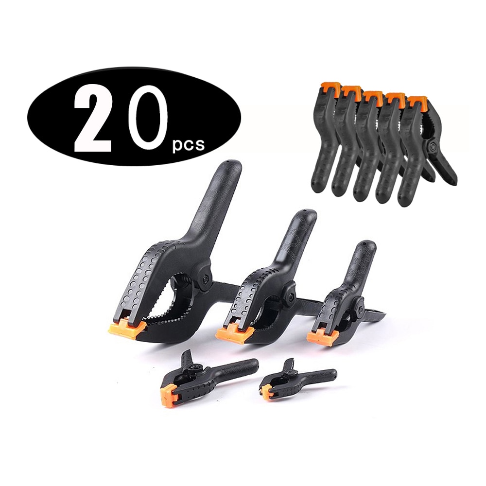 

Пружинные зажимы Countryman Tools пластик 20/8/5/3 шт