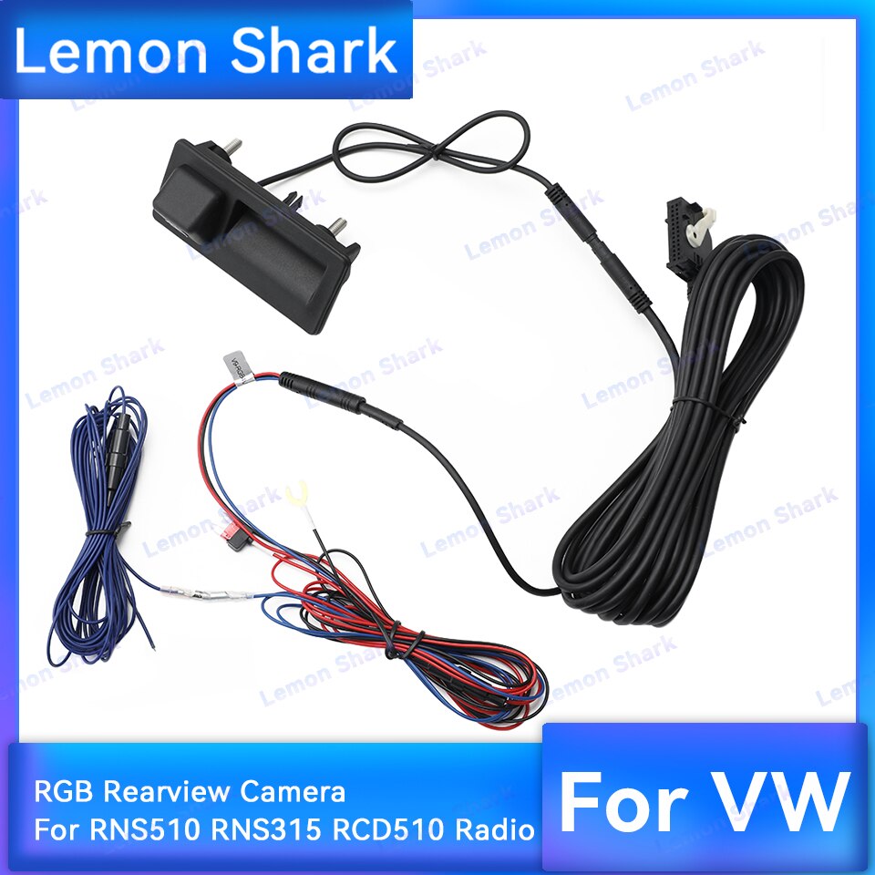 

Автомобильный радиоприемник для VW RCD510 RNS510 RNS315 камера заднего вида RGB переключатель багажника, 26-контактный адаптер, кабель для парковки камера заднего вида 11x5 см