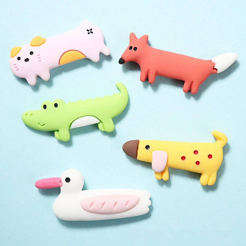 

Cute animal Flat Back Resin Cabochons Scrapbooking DIY Jewelry Craft Decoration Accessories 10pcs -Q02