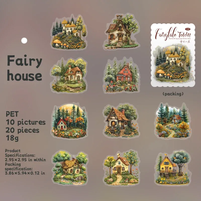 

Набор стикеров Jianwu Fairy Tale Town