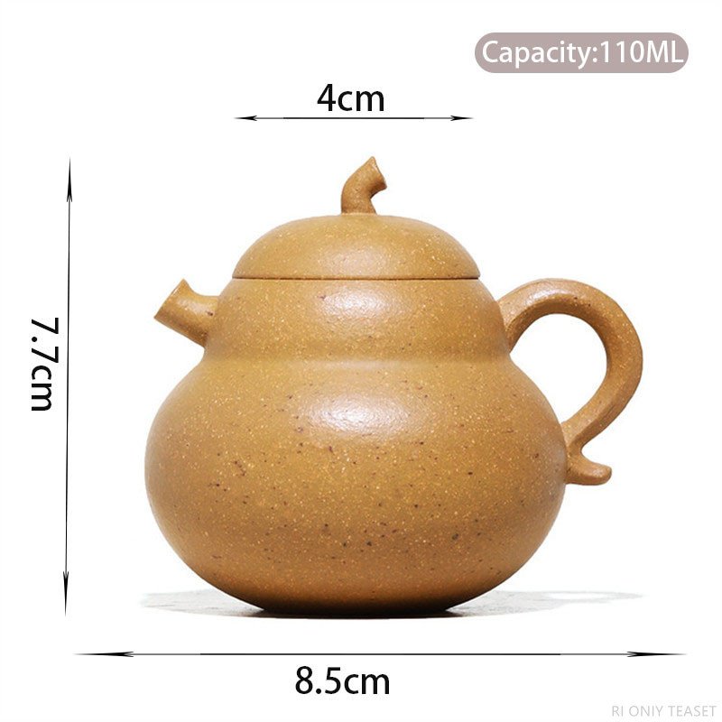 

110ml Section Mud Small Capacity Zisha Tea Pot Chinese Yixing Purple Clay Beauty Teapot Household Tea Maker Boutique Tea Sets