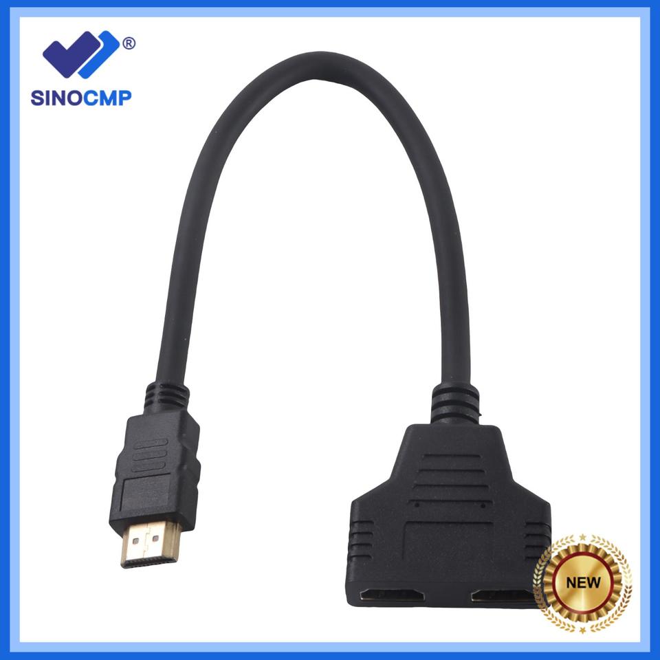 

1 шт. адаптер женский полный мужской 1080P 3D к HD Out 2 разветвителя HDMI HDTV кабель в 1 автомобильные аксессуары
