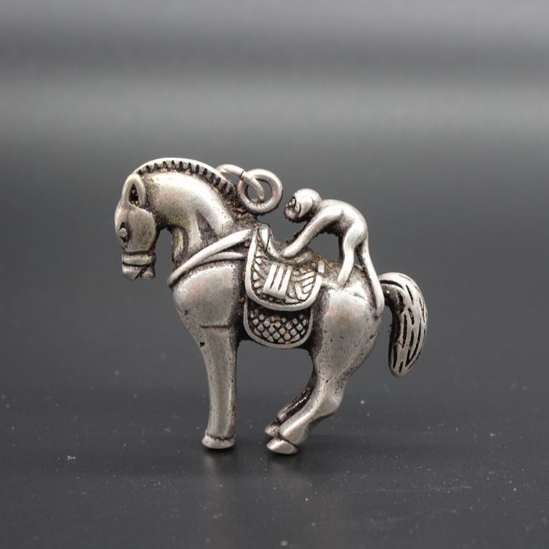 

Статуэтка tibet silver обезьяна лошадь
