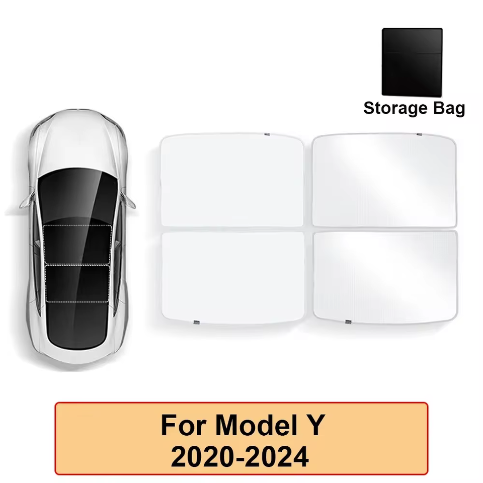 

Для Tesla Model Y 2024-2017 для крыши, солнцезащитный, усовершенствованный солнцезащитный козырек 2 в 1, солнцезащитный козырек, аксессуары для защиты от ультрафиолета