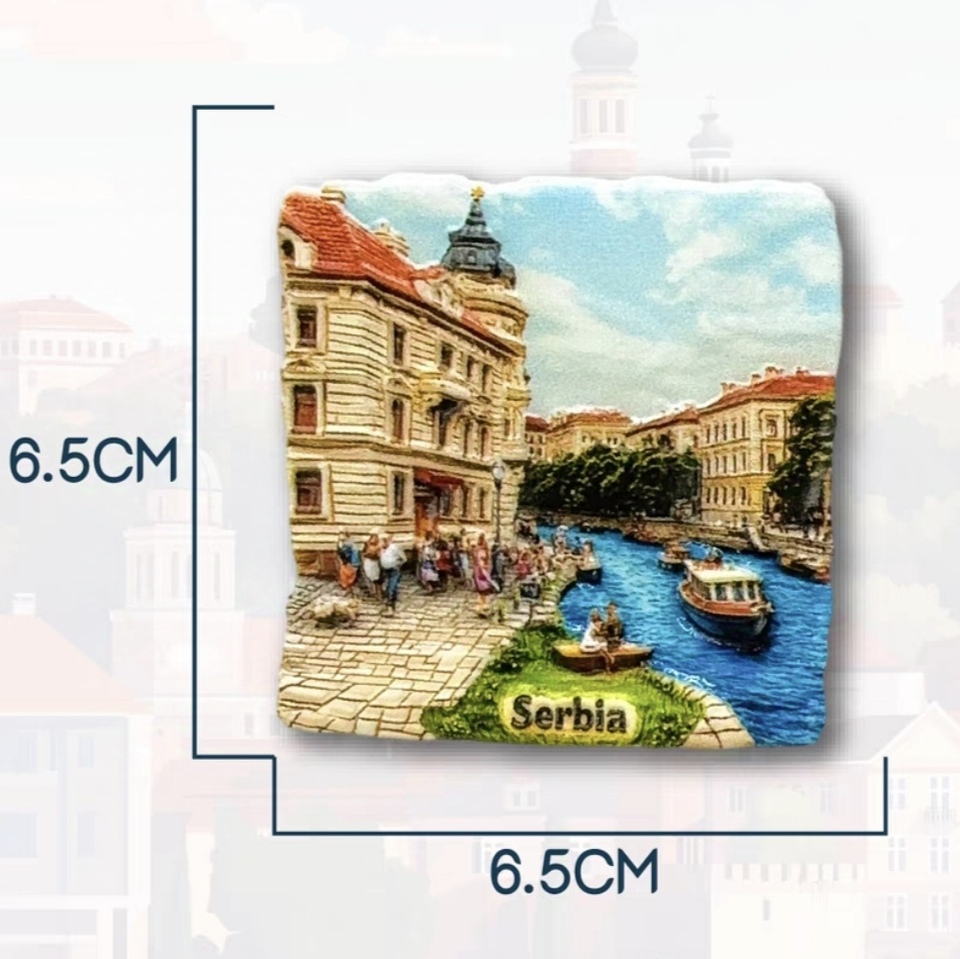 

3D магниты из смолы "Европа Сербии"